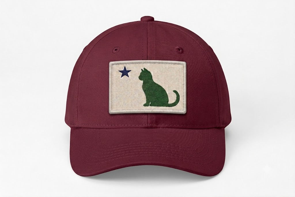 Maine Cat Flag Twill Dad Cap ROGUE LIFE Co. Hat