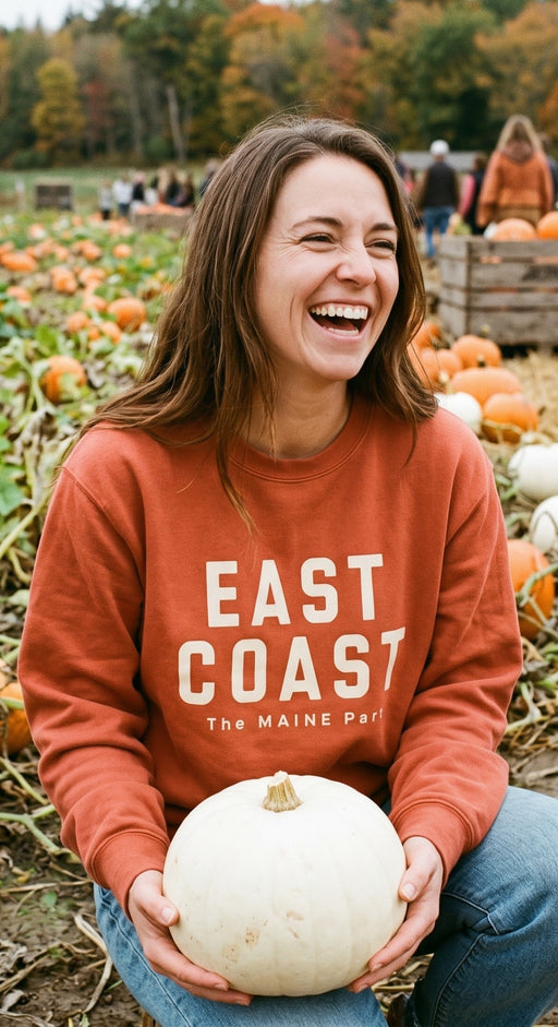 The East Coast the Maine Part Crewneck ROGUE LIFE Co. Sweatshirt