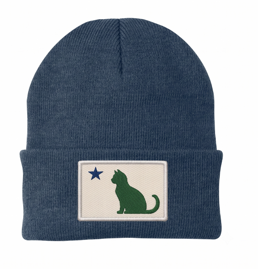 Maine Cat Flag Unlined Knit Beanie ROGUE LIFE Co. Beanies