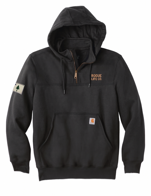 Rogue Life Co. Carhartt Rain Defender® Heavyweight Hooded Sweatshirt - Black Rogue Life Maine OUTERWEAR