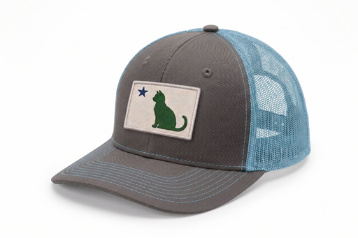 Maine Cat Flag Structured Trucker Hat ROGUE LIFE Co. Hat