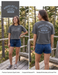 Women's Leisure Department Garment-Dyed Cropped Tee ROGUE LIFE Co. T-Shirt