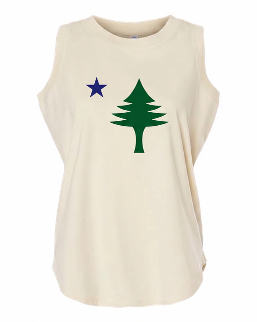 Women's 1901 Maine Flag Relaxed Tank ROGUE LIFE Co. Tank