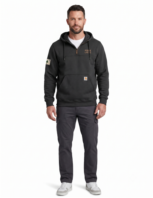 Rogue Life Co. Carhartt Rain Defender® Heavyweight Hooded Sweatshirt - Black Rogue Life Maine OUTERWEAR
