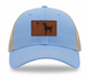 Leather Maine Dog Flag Trucker Hat ROGUE LIFE Co. Hat