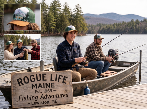 The "Backwoods Scenery" Trucker Hat - Rogue Life Co. ROGUE LIFE Co. Hat