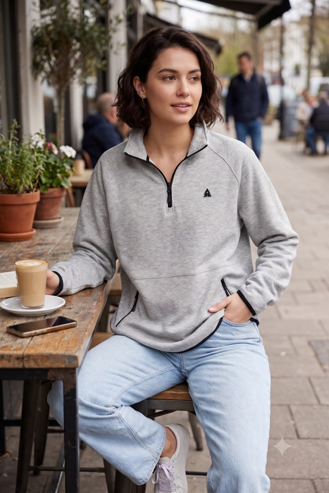 Knit Midweight 1/4-Zip Pullover ROGUE LIFE Co. Pullover