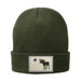 Maine Moose Flag Fleece-Lined Knit Beanie ROGUE LIFE Co. Beanies Moss