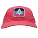 Youth Pink Stripe 4 Twill Hat SHOP ROGUE WEAR Hats Color-Neon-Pink