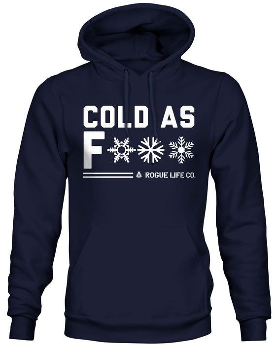Cold As F*** Hoodie ROGUE LIFE Co.  Royal Blue / XXXL
